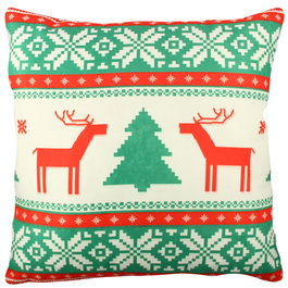 Aberto Design Cojín Multicolor 43 x 43 cm